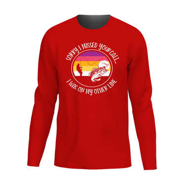I Was On Another Line Men Long Sleeve Shirt